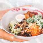 Teriyaki Pulled Oats Poke  Bowl Recipe